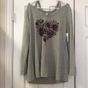 Gray sweater size xl